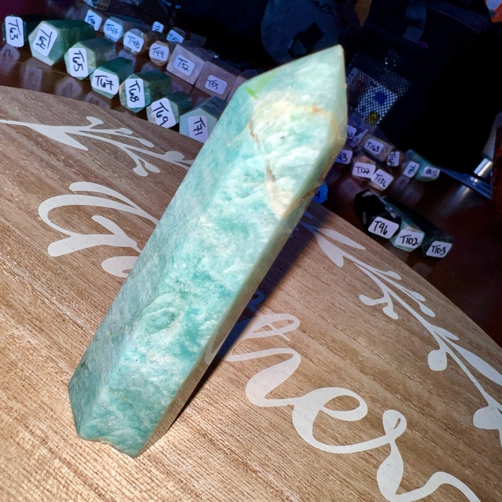 Amazonite Crystal Tower (T76)